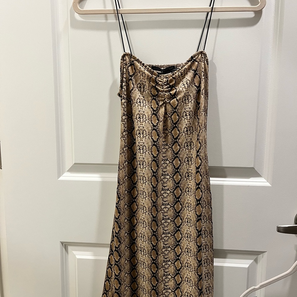 Urban Snake Print Dress